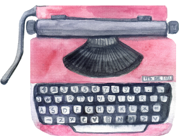 Watercolor Writer, Typewriter